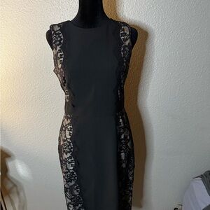Elegant Black Lace Dress